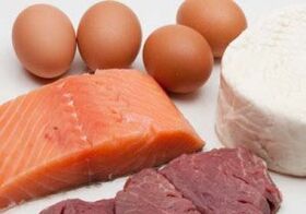 Protein-Diät-Menü zur Gewichtsreduktion