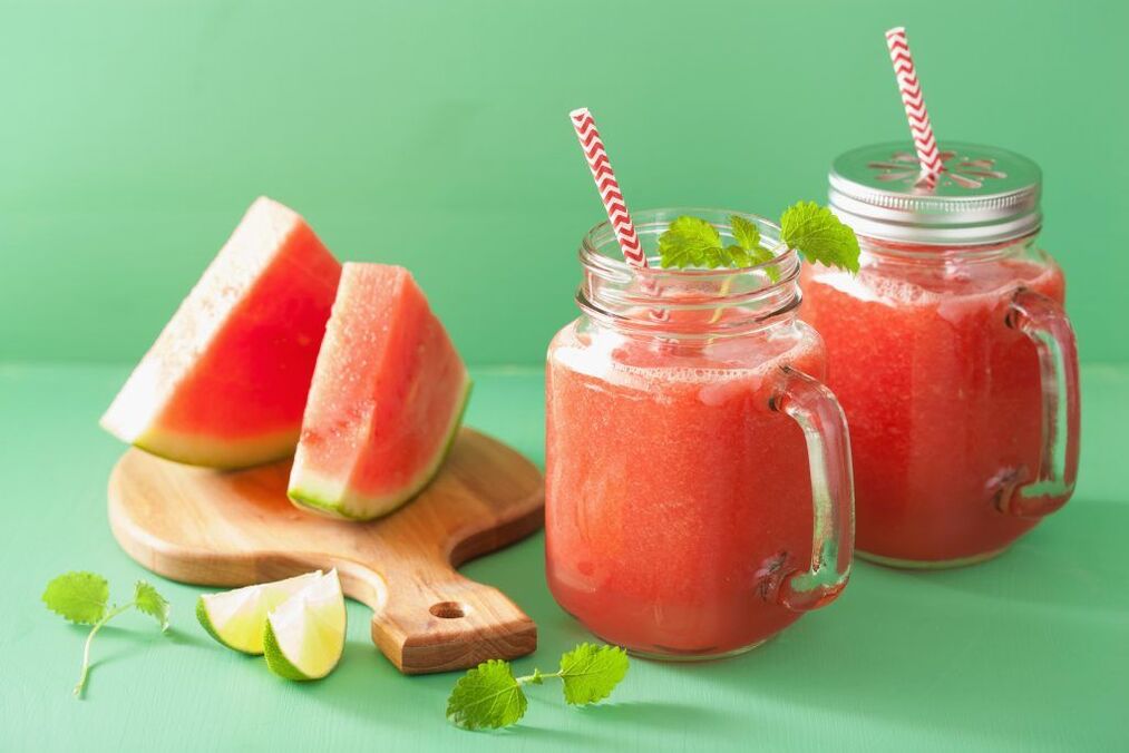 Wassermelonen-Smoothie zum Abnehmen